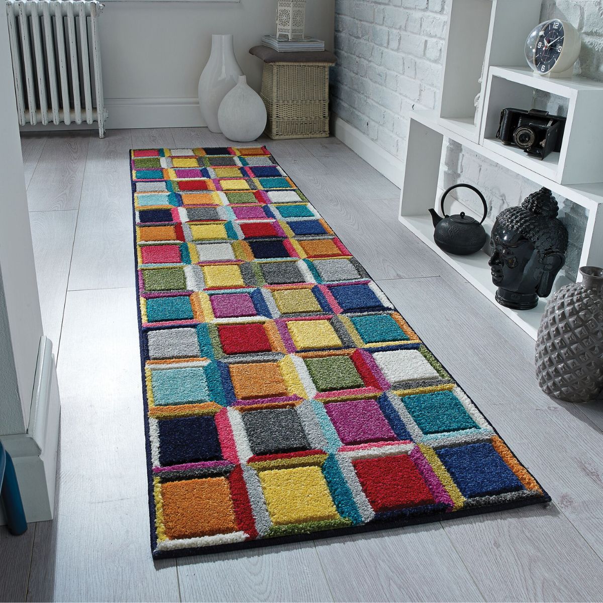 Tapis de couloir Waltz Multicolore