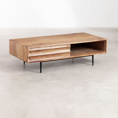 SKLUM - Table basse en bois d'acacia Petter