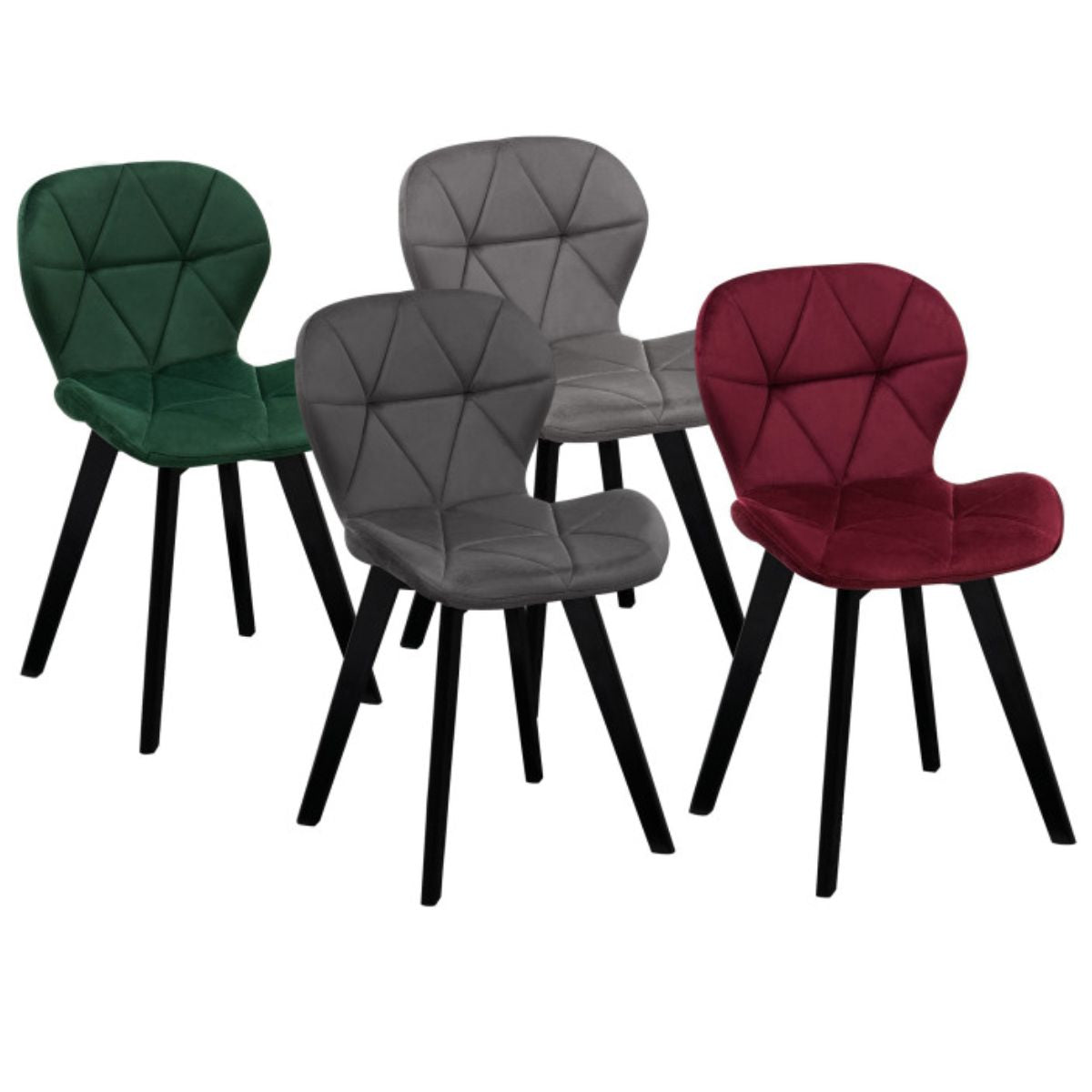 Lot de 4 chaises Daisy mix couleurs