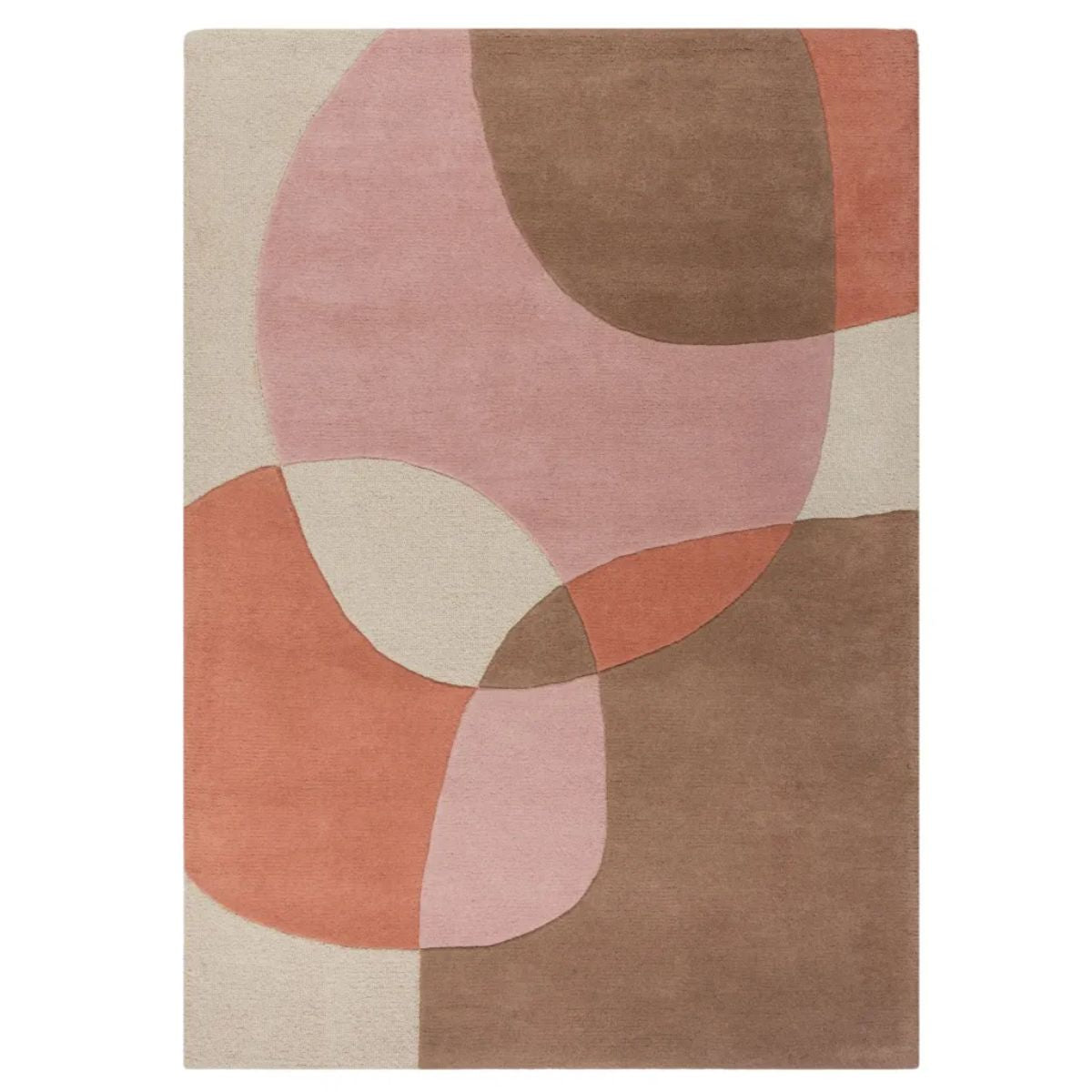 Tapis en laine Radiance Terracotta