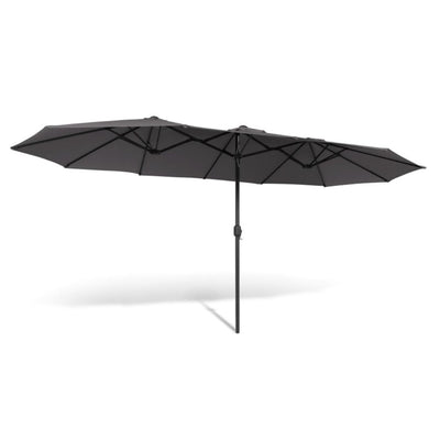 Parasol double gris