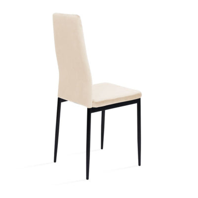 Lot de 6 chaises Jade creme