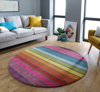 Tapis rond Candy