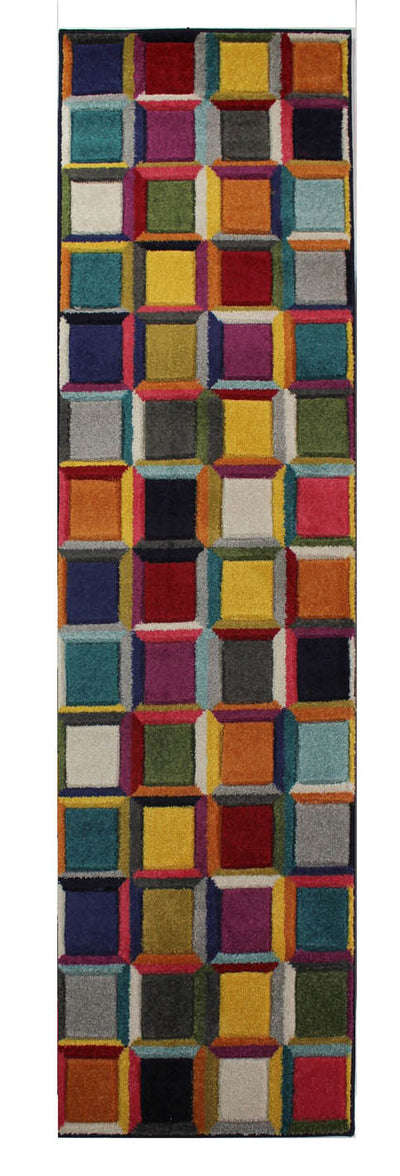 Tapis de couloir Multicolore Spectrum 60x230cm