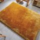 tapis shaggy jaune pas cher