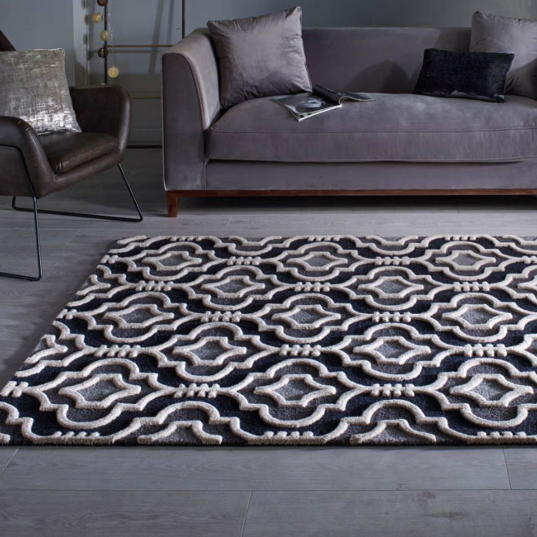 tapis gris laine