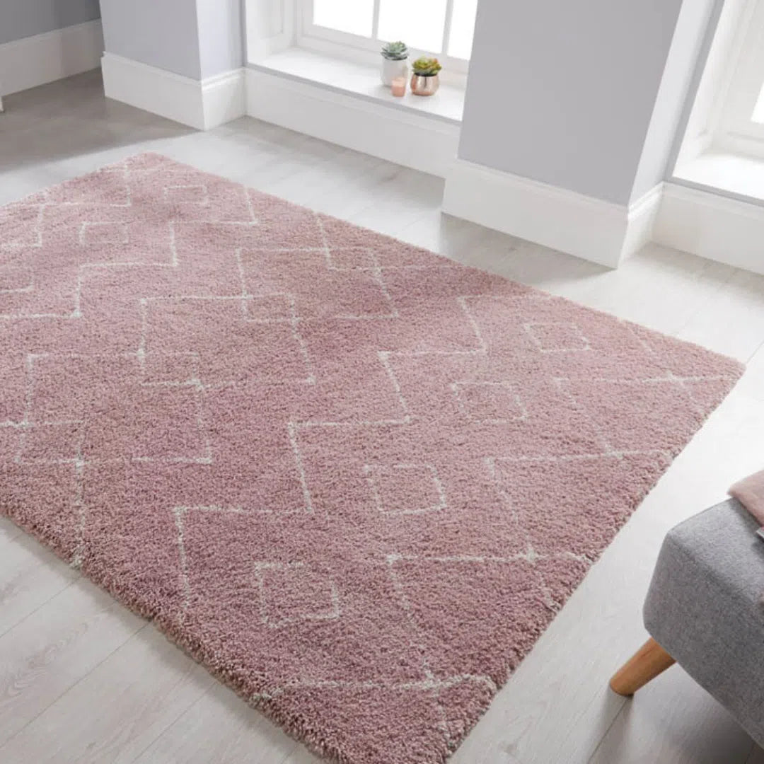 tapis berbere rose