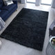 TAPIS SHAGGY NOIR PAS CHER