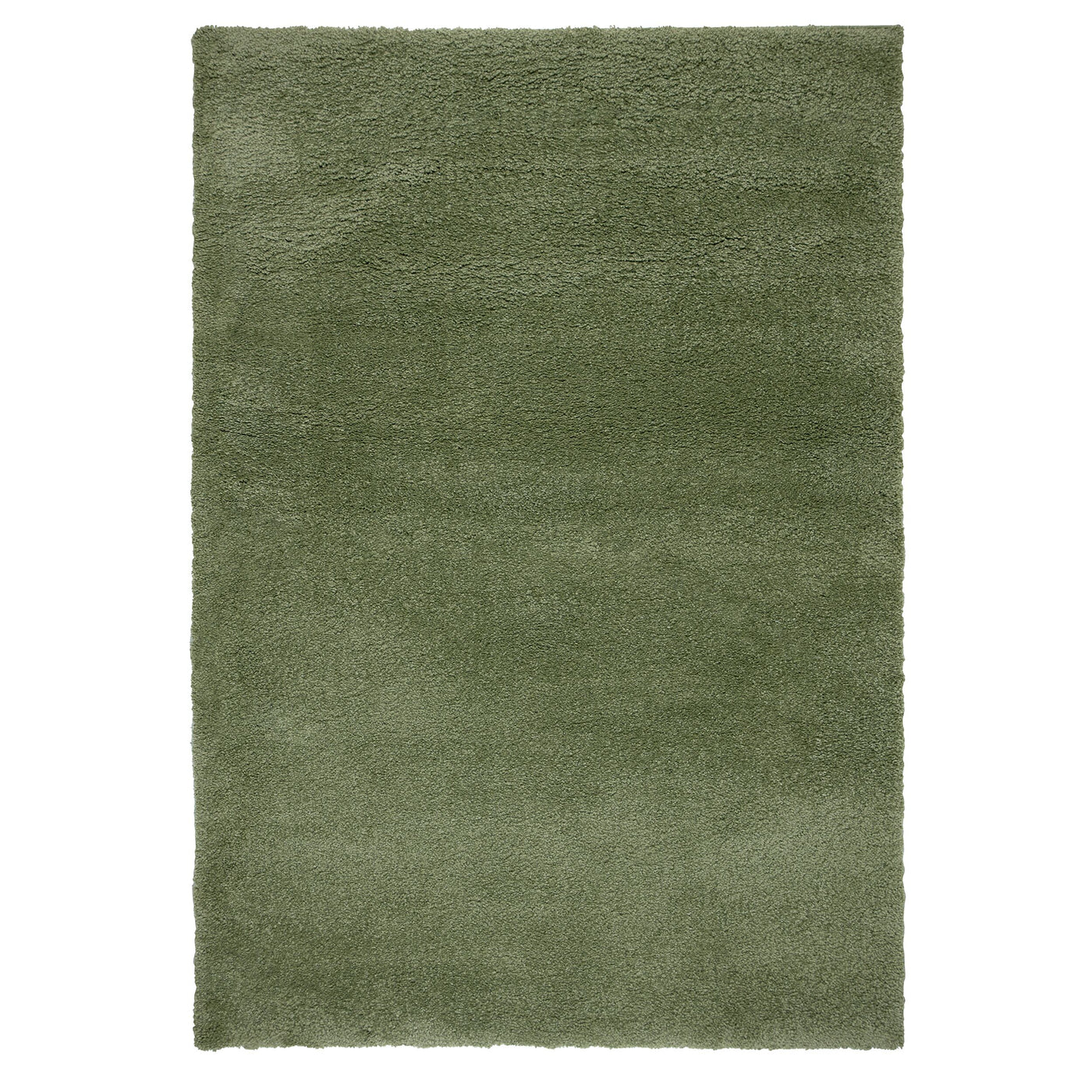 Tapis shaggy vert olive