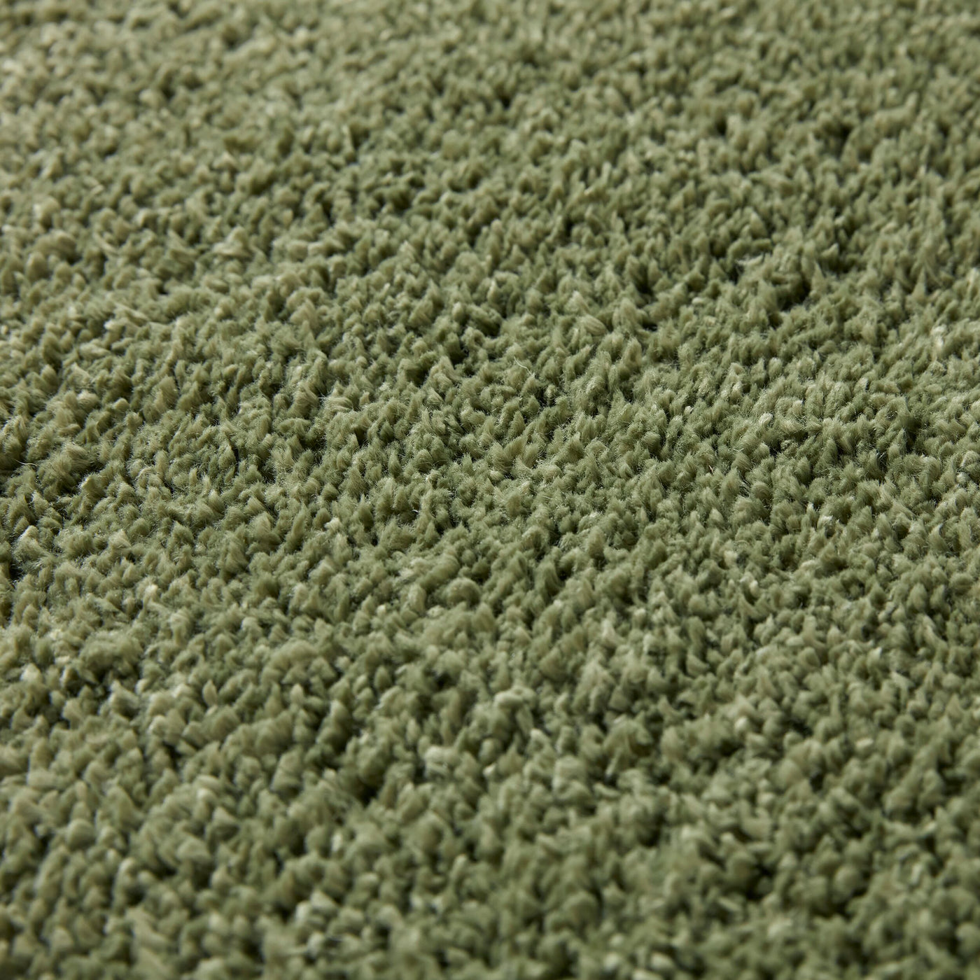 Tapis shaggy vert olive