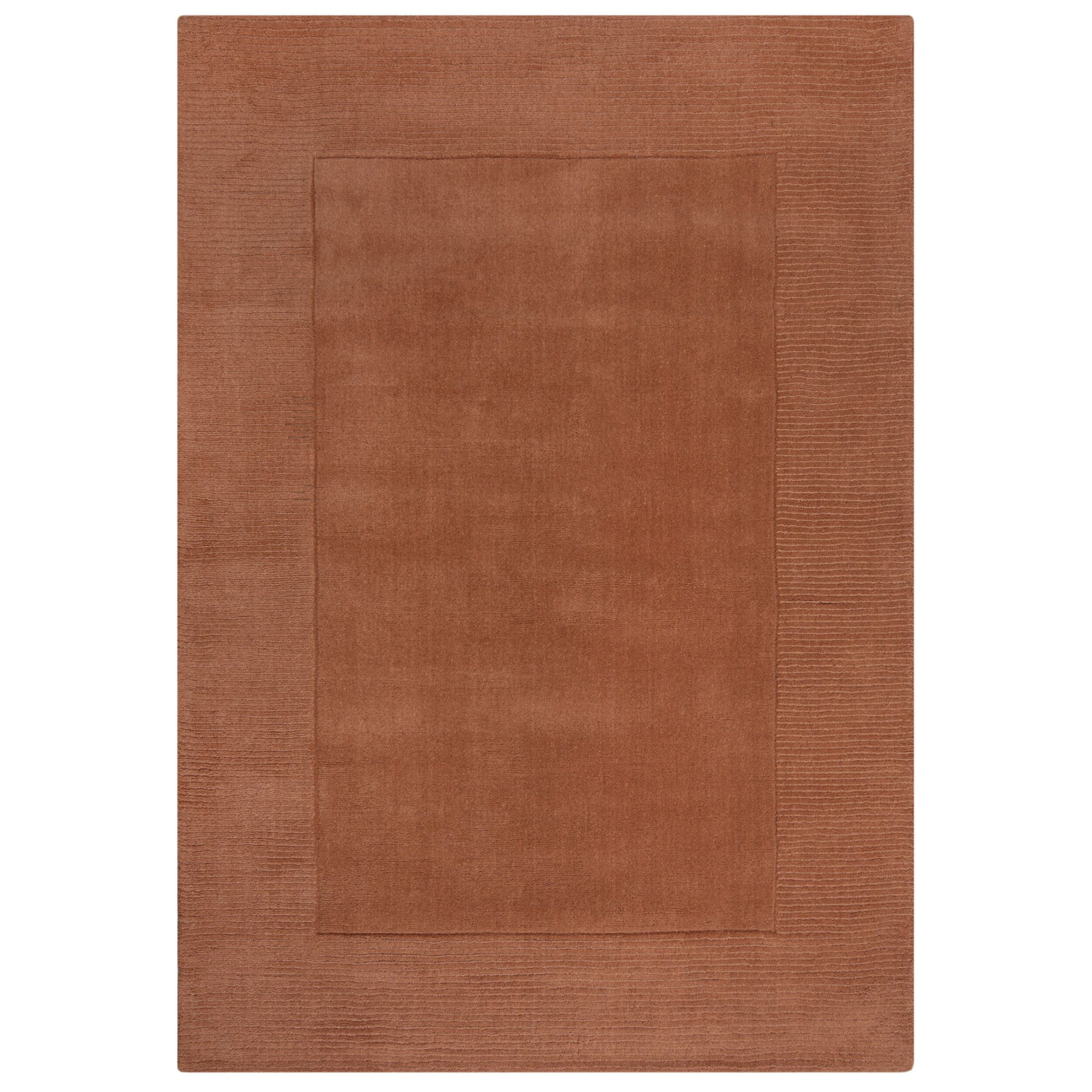 Tapis en laine Siena Terracotta