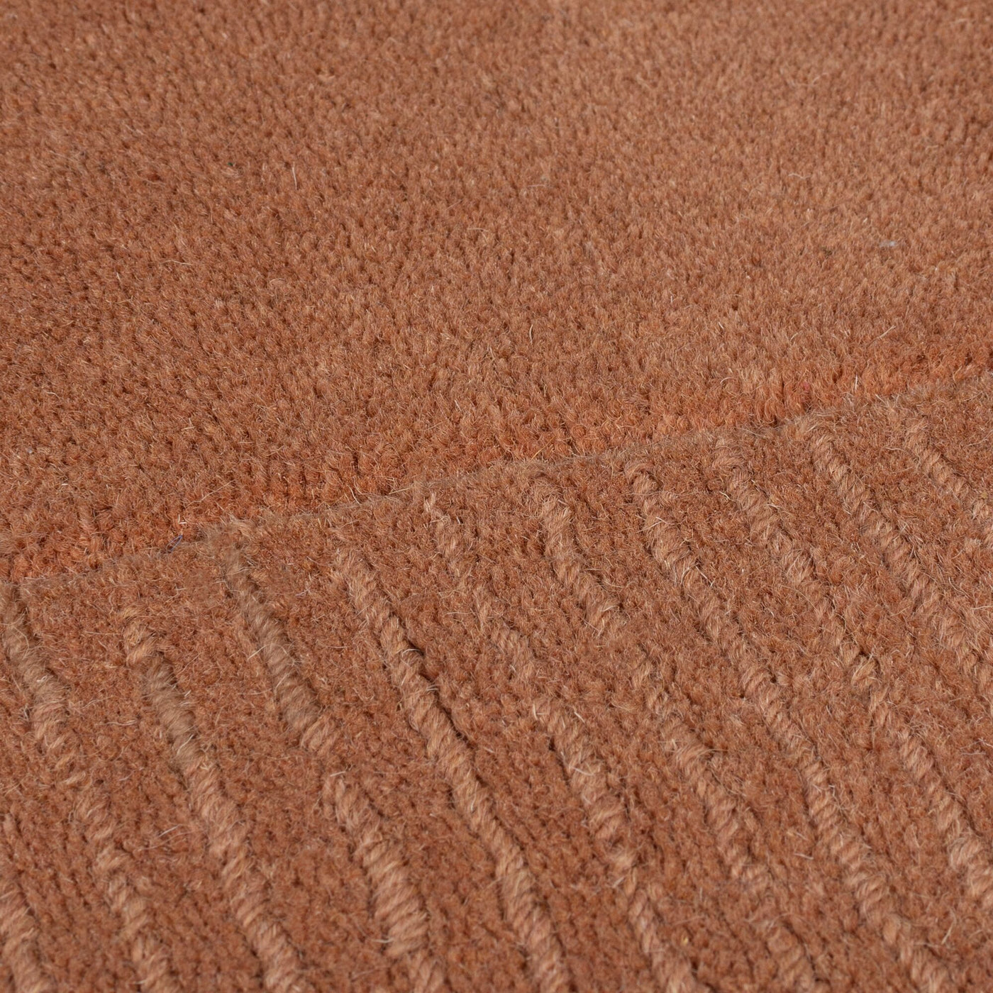 Tapis en laine Siena Terracotta