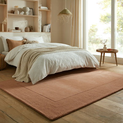 Tapis en laine Siena Terracotta