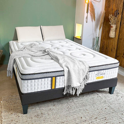 matelas haut de gamme reconditionne avec ressorts et memoire de forme