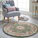 Tapis rond en laine Royal Aubusson Vert