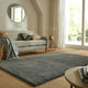 tapis shaggy anthracite reconditionne