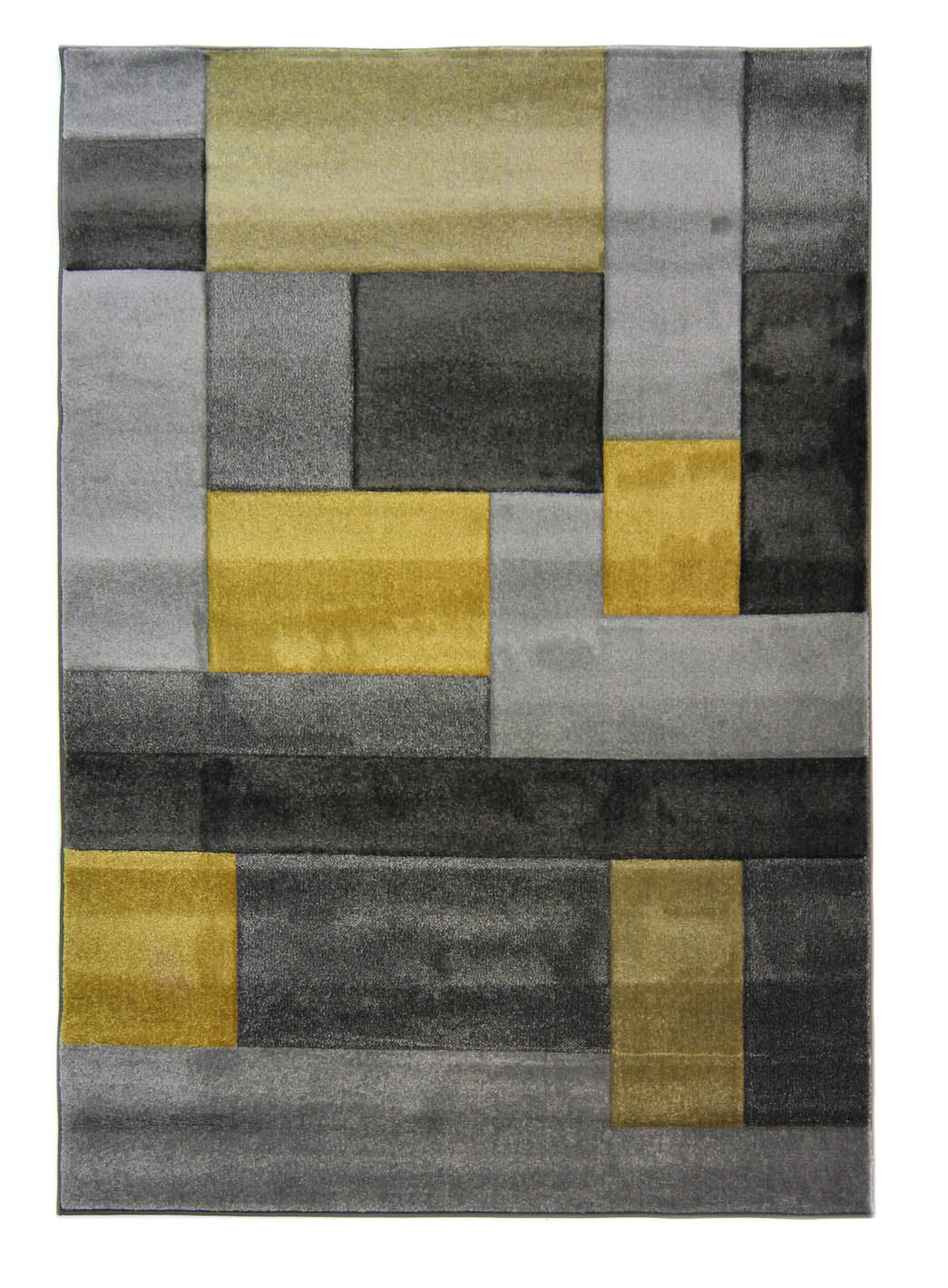 Tapis Cosmos Gris et jaune